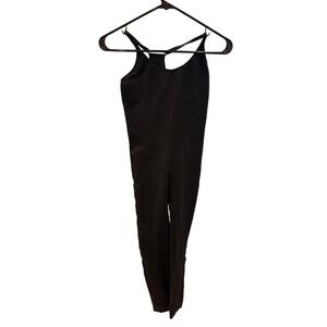 PINK ACTIVE Black Racerback Jumpsuit Full‎ Length Women's Size S